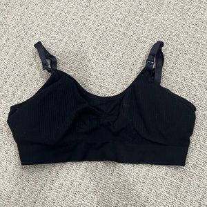 Black maternity sports bra size XL